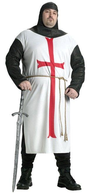 Join The Crusade In The Templar Knight Costume Big And Tall Costume