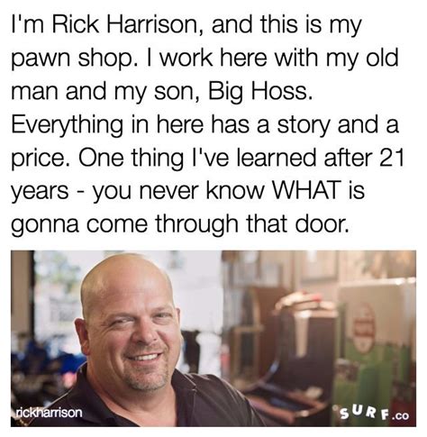 Im Rick Harrison And This Is My Pawn Shop Know Your Meme