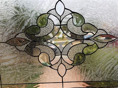 The Wilmington All Clear Beveled Victorian Stained Glass Window Panel