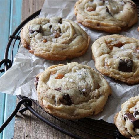 Salted Caramel And Chocolate Chunk Cookies Recipe Desserts How