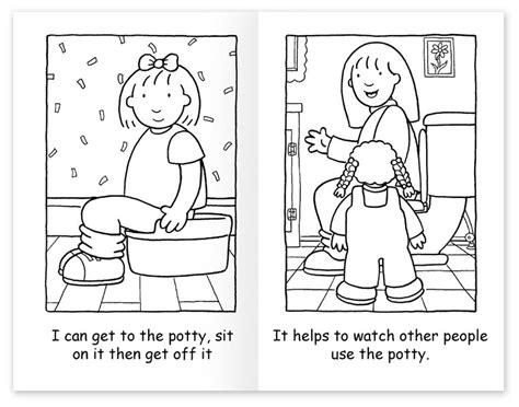 Toilet Training Coloring Pages
