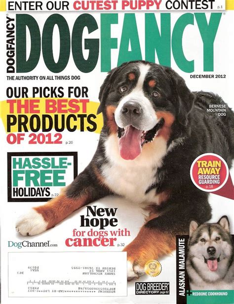 Dog Fancy Magazine December 2012 Fancy Dog Animal Magazines Dogs