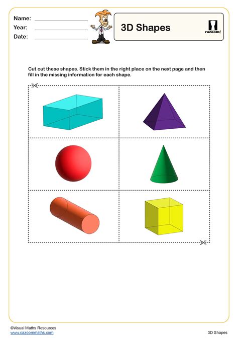3d Shapes Worksheet Key Stage 2 Pdf Geometry Worksheets
