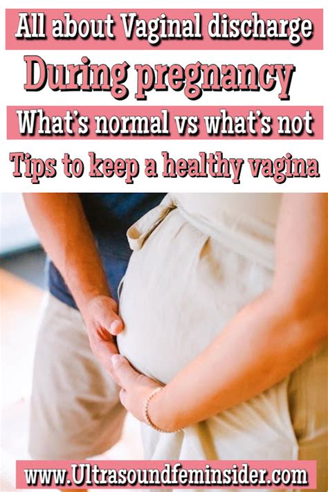 All About Vaginal Discharge During Pregnancy Ultrasoundfeminsider