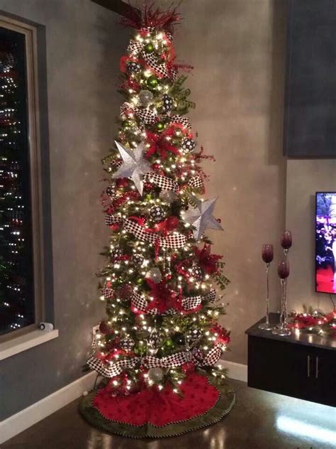 20 Gorgeous Slim Christmas Tree With Lights Ideas Sweetyhomee