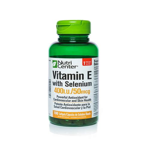 Vitamin E With Selenium 400iu50mcg Nutricenter