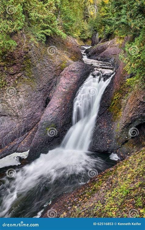 Gorge Falls On The Black River Stock Image Image Of Splash Black