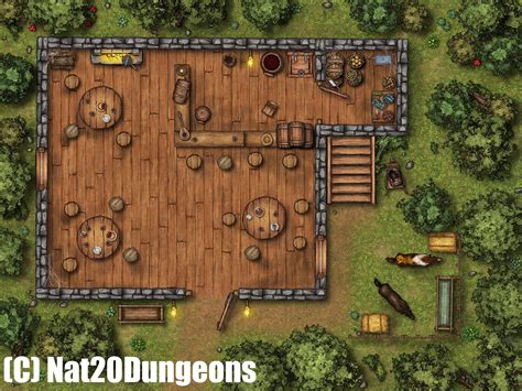 Tavern Battle Map Dnd Battle Map Dandd Battlemap Dungeons Etsy Hong Kong