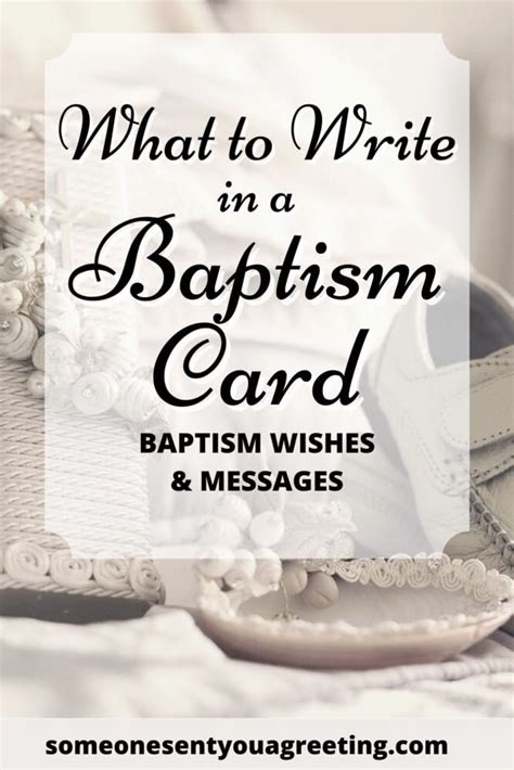 Beautiful Baptism Card Wishes And Messages