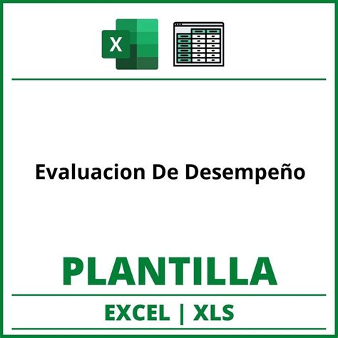 Formato de Evaluacion De Desempeño Excel XLS