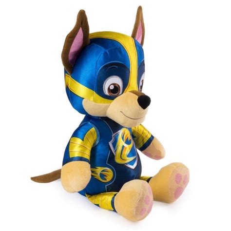 Paw Patrol 24 Mighty Pups Jumbo Chase Plush For Ages 3 And Up