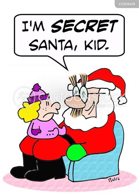 Secret Santas Cartoons And Comics Funny Pictures From Cartoonstock
