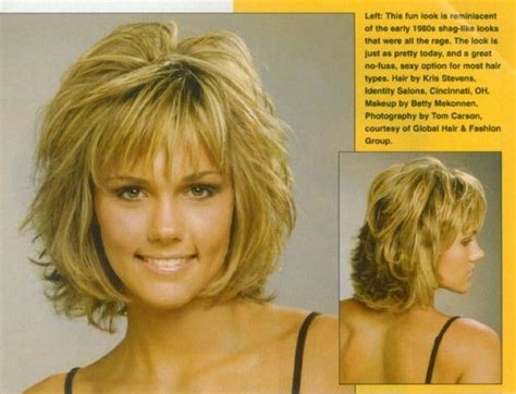 20 Shoulder Length Feathered Hair 80s Fashion Style