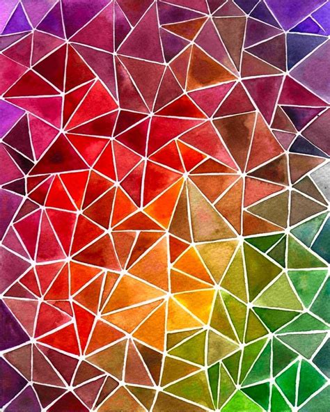 The 25 Best Triangle Art Ideas On Pinterest