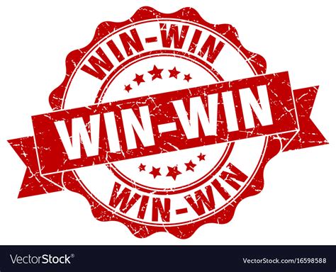 Win Win Stamp Sign Seal Royalty Free Vector Image