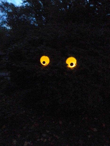 Light Up Spooky Eyes Halloween Outdoor Decorations Spooky Eyes