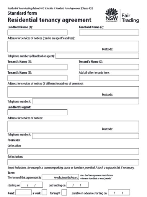 I think this is the absolute best rental application template out there (although it's mine so i might be a little biased). Tips to Create Tenant Agreement Form