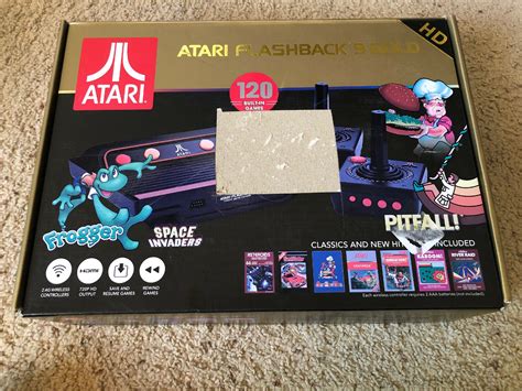 Atari Flashback 9 Gold Hd Classic And Original Hit Gaming Console 120