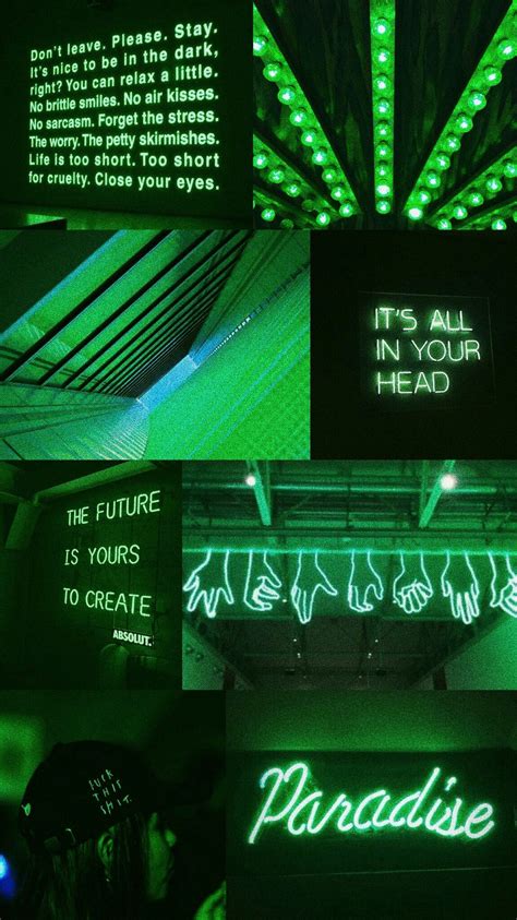 Aesthetic Wallpaper Green Neon | Green aesthetic, Dark green aesthetic, Green aesthetic tumblr