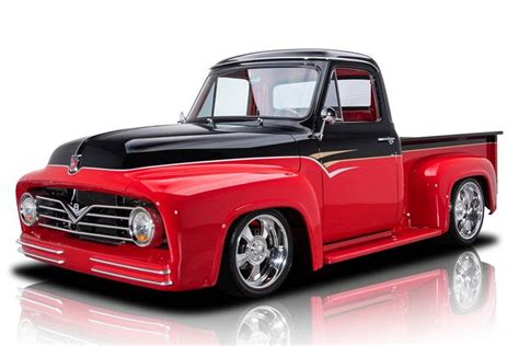 This Wildly Custom 1955 Ford F 100 Pickup Has A Lincoln Engine Video