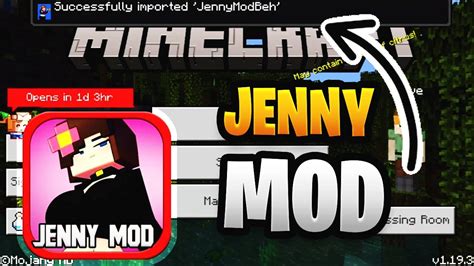 Jenny Mod Minecraft Pe Ios How To Get Jenny Mcpe 119 On Ios 2022 Youtube