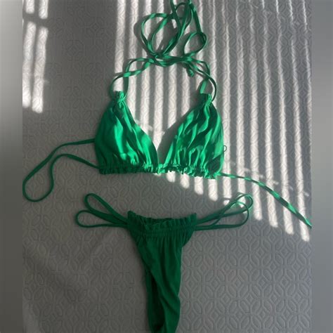 Tiger Mist Swim Tiger Mist Green Bikini Poshmark