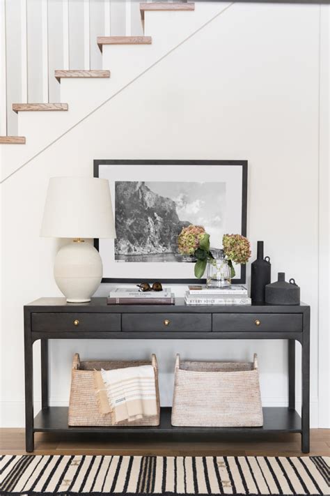 How To Style A Console Table Studio Mcgee Ide Dekorasi Rumah