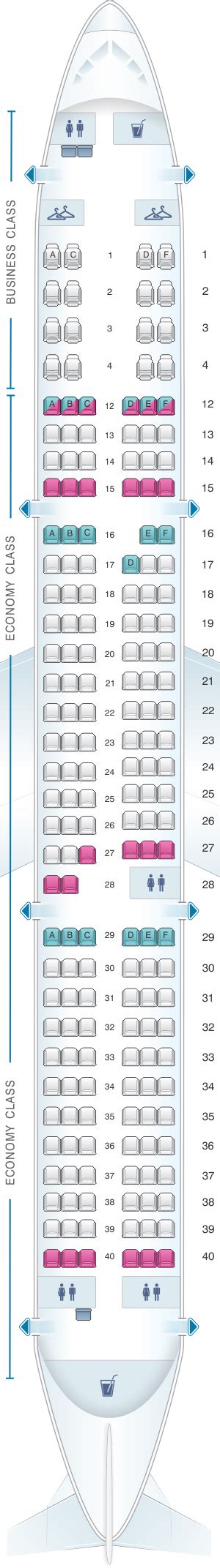Seat Map Air Canada Airbus A321 200 Layout 2 Seatmaestro