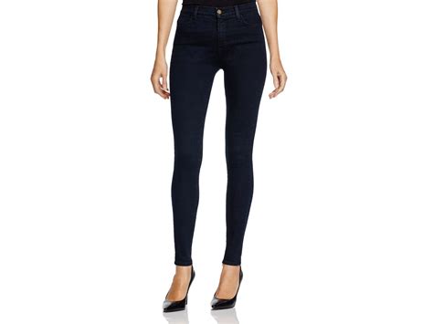 J Brand High Rise Maria Skinny Jeans In Bluebird In Blue Lyst