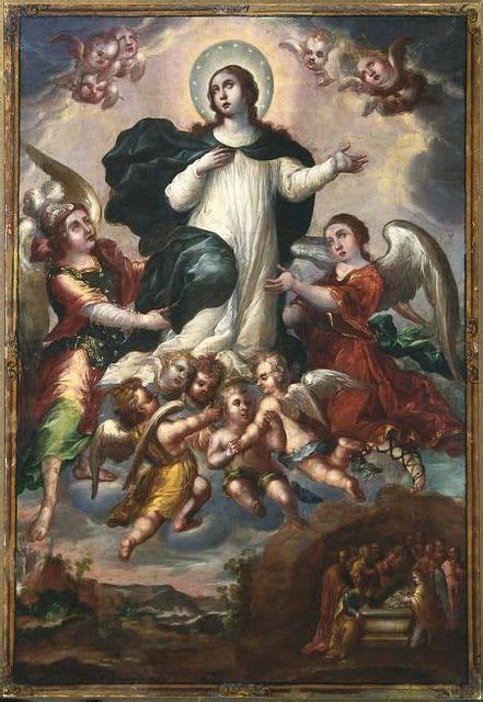 La Asunción De María Juan Correa Religious Art Colonial Art God Art