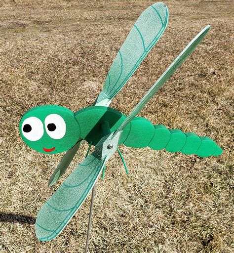 This Is For A Hand Made Dragonfly Insect Whirligig Comes With 2