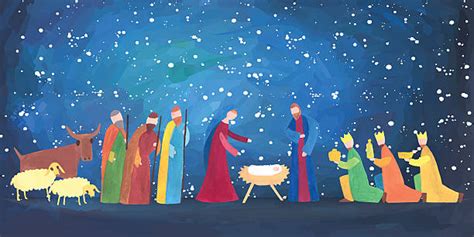 Royalty Free Nativity Scene Clip Art Vector Images And Illustrations