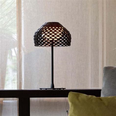 Flos tatou t1 dimmable halogen table lamp in black by patricia urquiola. Flos Tatou T1 table Lamp diffused lighting in ...