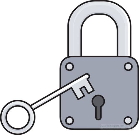 Lock And Key Clip Art