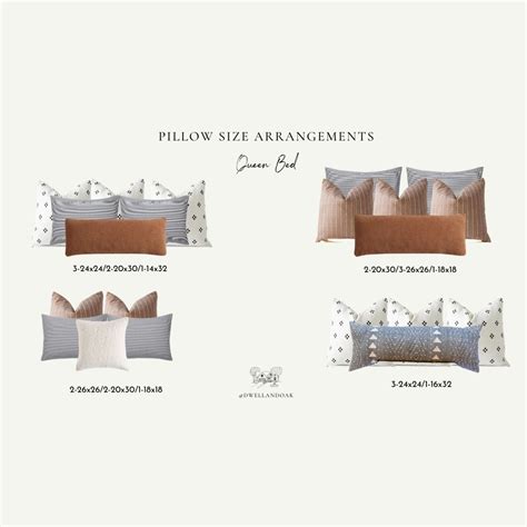 How To Layer Pillows On A King And Queen Bed Dwell And Oak