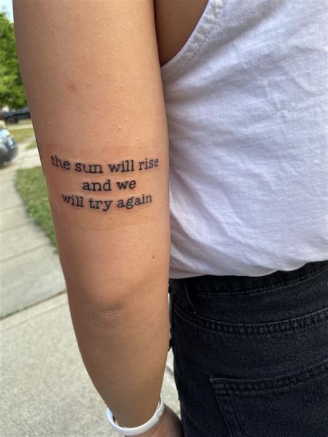 Arm Tattoo Quote Tattoos Placement Word Tattoos On Arm Arm Quote