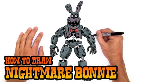 How To Draw Nightmare Bonnie Five Nights At Freddy S