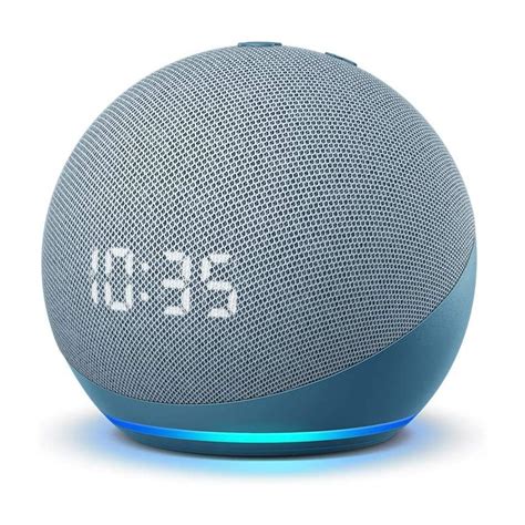 All New Echo Dot 4th Gen Smart Speaker With Alexa Clock Geewiz