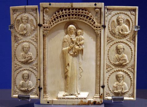 Virgin Hodegetria Triptych Ivory Ikon Byzantine 10th C Flickr