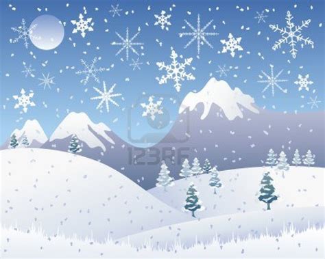 Snowy Mountain Christmas Clipart Clipground