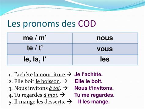 Ppt Les Pronoms Compl Ments Cod Coi En Y Powerpoint Presentation The