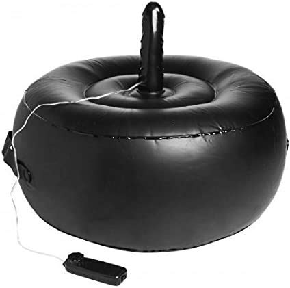 Amazon Com Sit And Ride Inflatable Seat With Vibrating Dildo Black