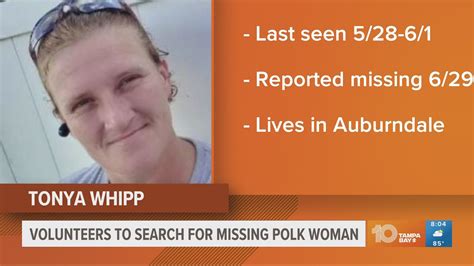 volunteers gather to search for missing polk county woman
