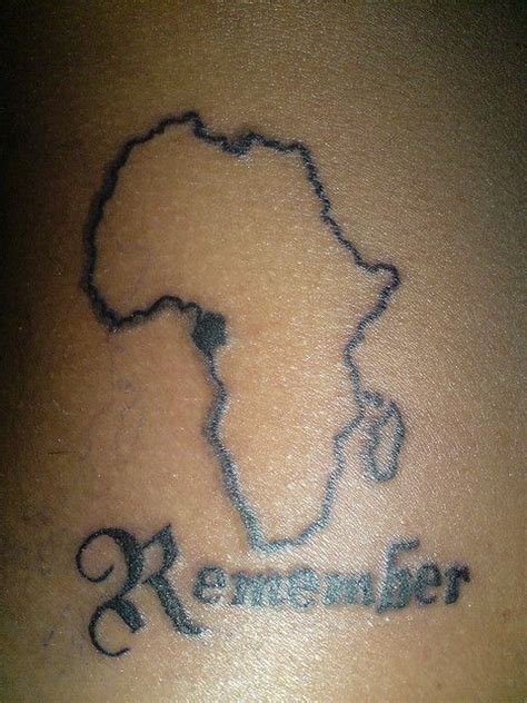 Africa Tattoo Africa Tattoos Africa Map Tattoo African Map Tattoo