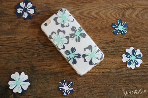 Diy Floral Phone Case Sparkle Living Blog