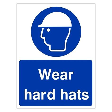 Wear Hard Hats Sign Safety Signs From Parrs Uk
