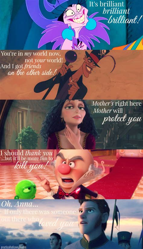 I'm a disney lover and i just want to quote some disney songs and movies. disney 5k disney villains disney quotes disney songs ...