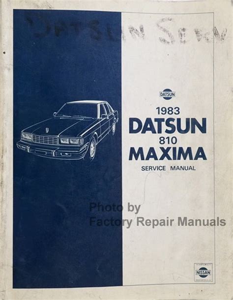 Nissan Nissan Maxima Page 1 Factory Repair Manuals