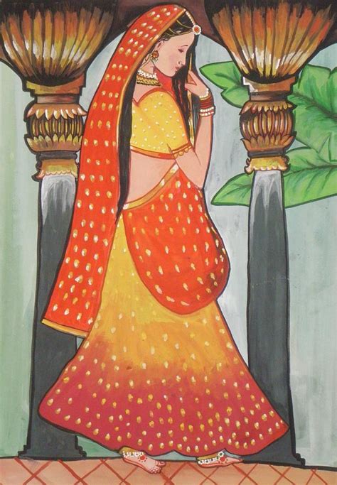 20 Indian Woman Paintings Art Ideas Pictures Images