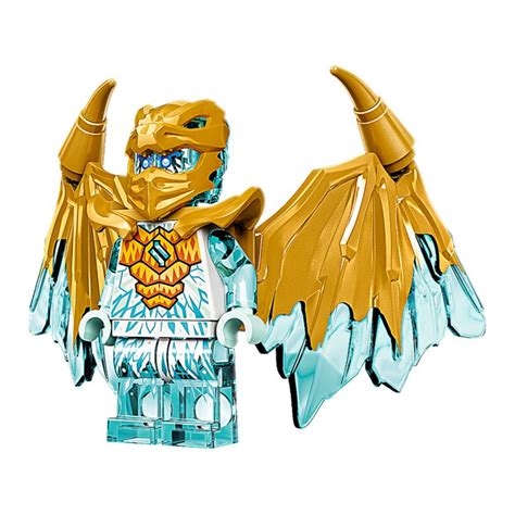 minifigure lego® ninjago crystalized zane golden dragon